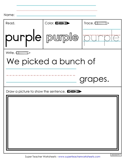Worksheet 3: Purple Worksheet 3: Purple