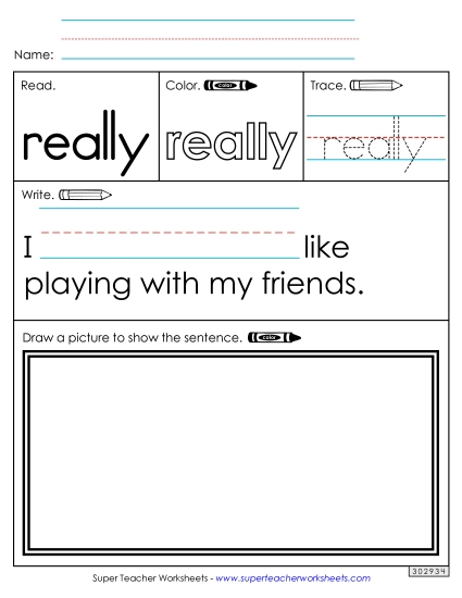 Worksheet 3: Really Worksheet 3: Really