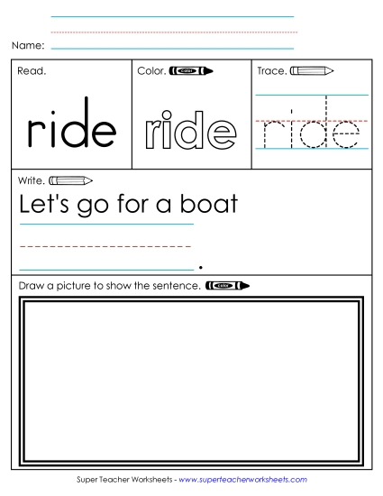 Worksheet 3: Ride Worksheet 3: Ride