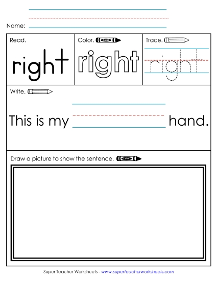 Worksheet 3: Right Worksheet 3: Right