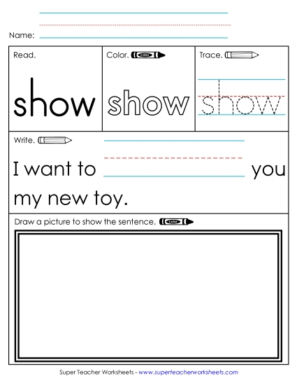 Worksheet 3: Show Worksheet 3: Show