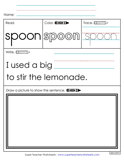 Worksheet 3: Spoon Worksheet 3: Spoon