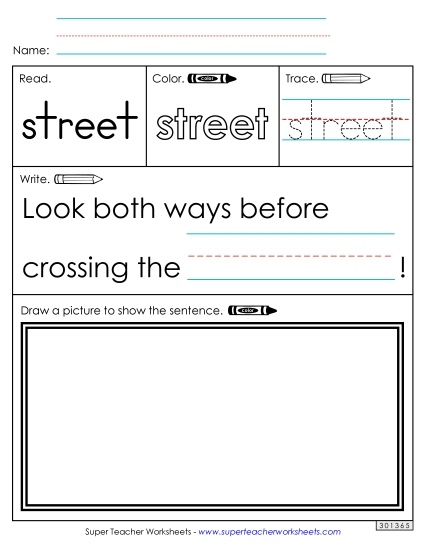 Worksheet 3: Street Worksheet 3: Street