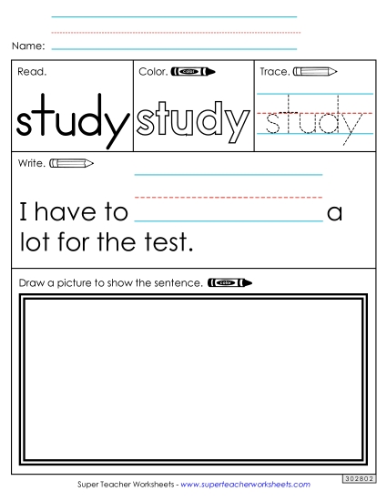 Worksheet 3: Study Worksheet 3: Study