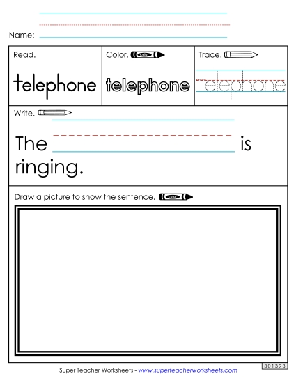 Worksheet 3: Telephone Worksheet 3: Telephone