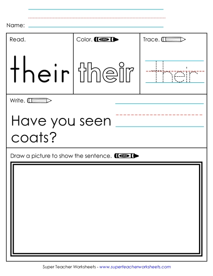 Worksheet 3: Their Worksheet 3: Their