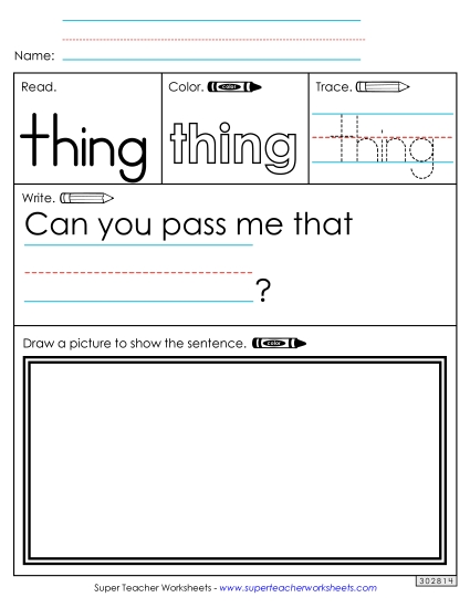 Worksheet 3: Thing Worksheet 3: Thing
