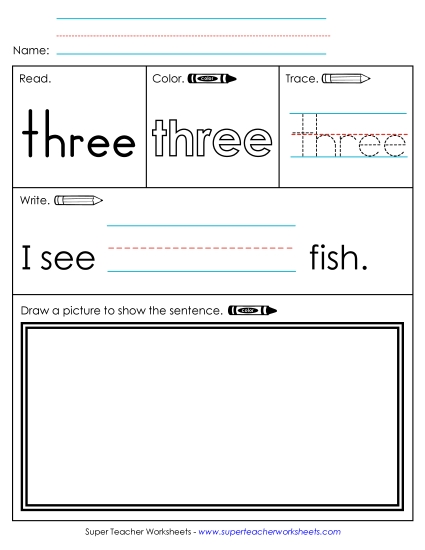 Worksheet 3: Three Worksheet 3: Three