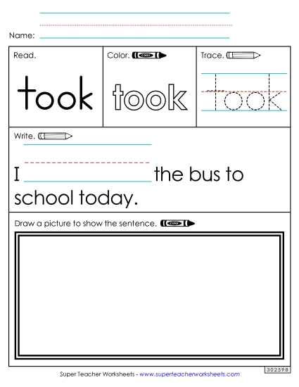Worksheet 3: Took