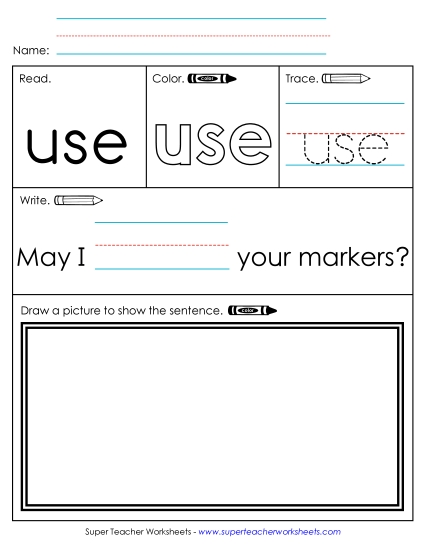 Worksheet 3: Use Worksheet 3: Use