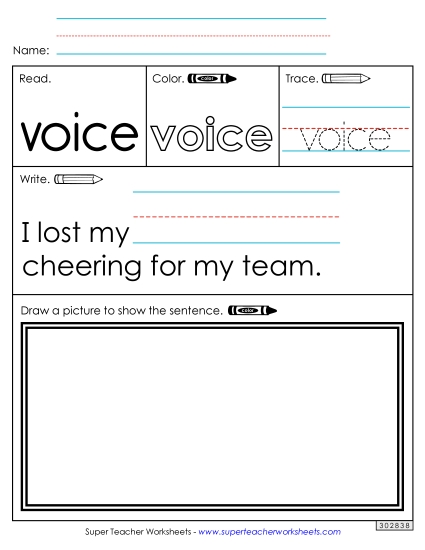 Worksheet 3: Voice Worksheet 3: Voice