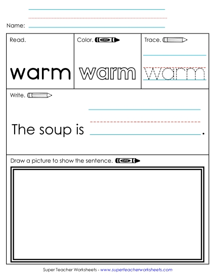 Worksheet 3: Warm Worksheet 3: Warm