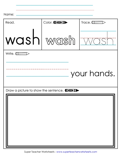Worksheet 3: Wash Worksheet 3: Wash