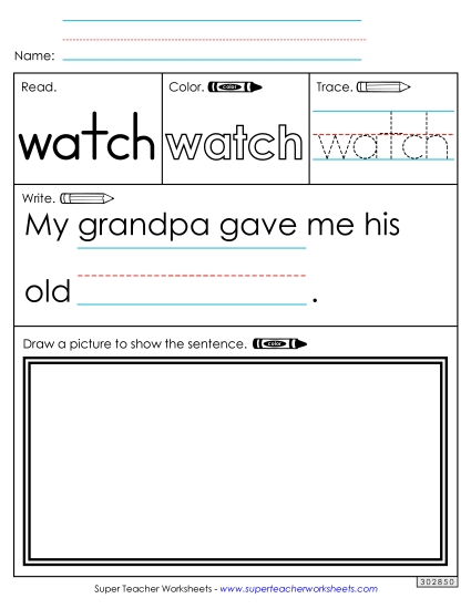 Worksheet 3: Watch Worksheet 3: Watch