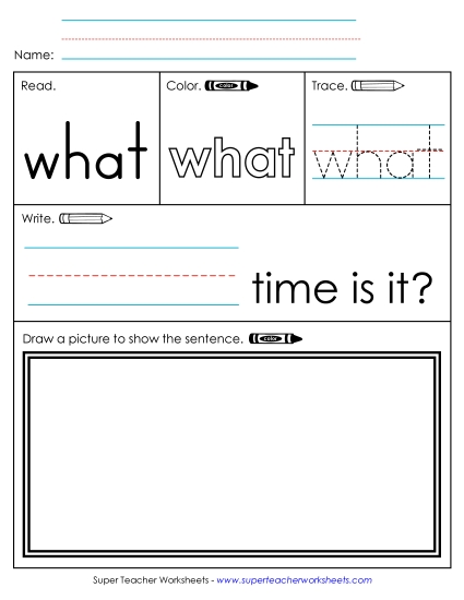 Worksheet 3: What