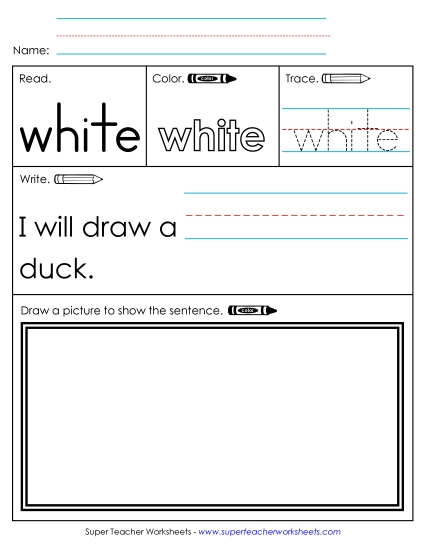 Worksheet 3: White Worksheet 3: White