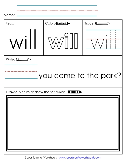 Worksheet 3: Will Worksheet 3: Will