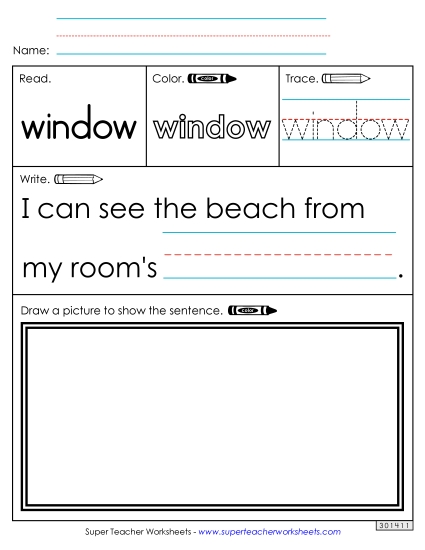 Worksheet 3: Window