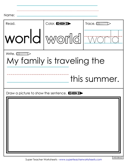 Worksheet 3: World Worksheet 3: World