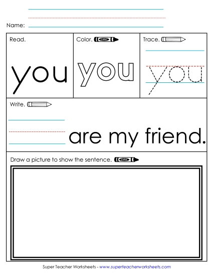 Worksheet 3: You Worksheet 3: You