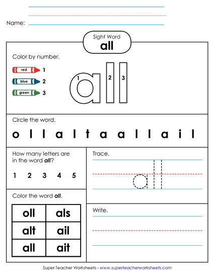 Worksheet 4: All Worksheet 4: All