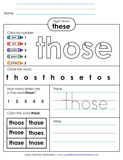 Worksheet 4: Those Worksheet 4: Those