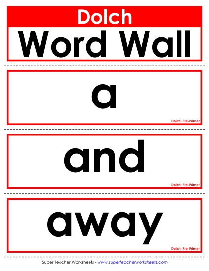 Pre-Primer - World Wall: Pre-Primer