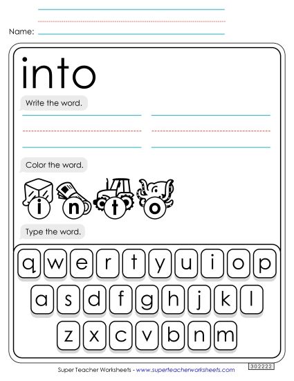 Write, Color, Type: Into Write, Color, Type: Into