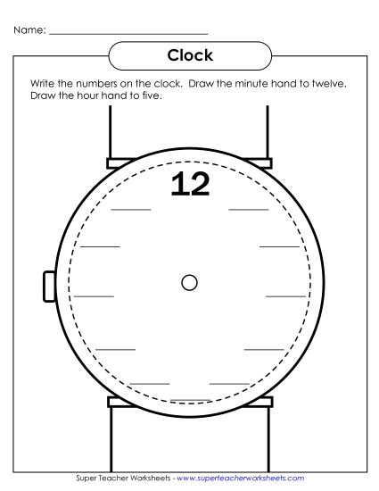 Worksheets - Write the Numbers