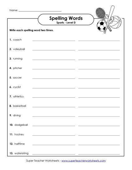 Worksheets and Activities - Write Twice