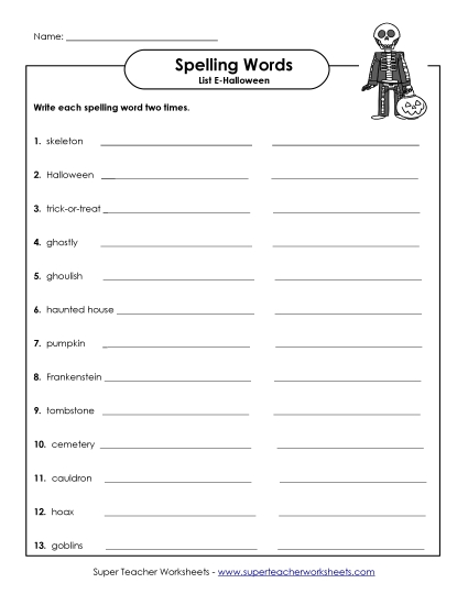 Printable Worksheets - Write Twice Printable Worksheets - Write Twice