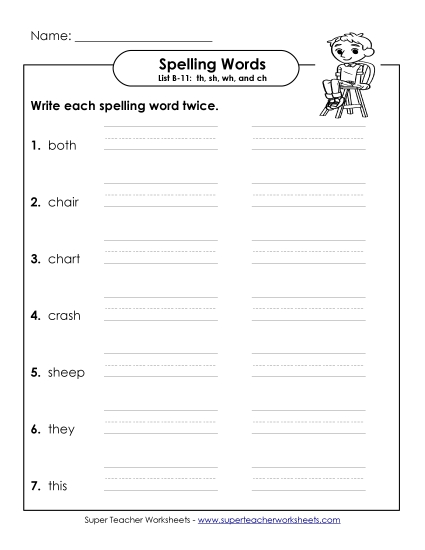 Worksheets - Write Twice (B-11) Worksheets - Write Twice (B-11)