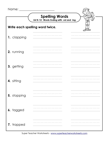 Worksheets - Write Twice (B-12) Worksheets - Write Twice (B-12)