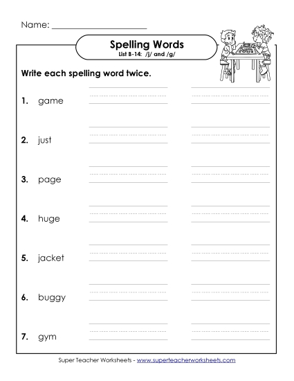Worksheets - Write Twice (B-14)