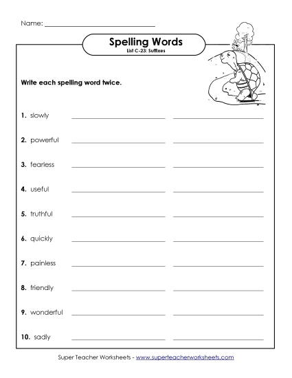 Worksheets - Write Twice (C-23) Worksheets - Write Twice (C-23)