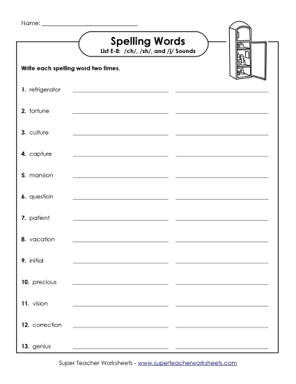 Printable Worksheets - Write Twice (E-8)