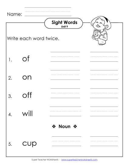 Worksheets - Write Twice (Unit 9) Worksheets - Write Twice (Unit 9)