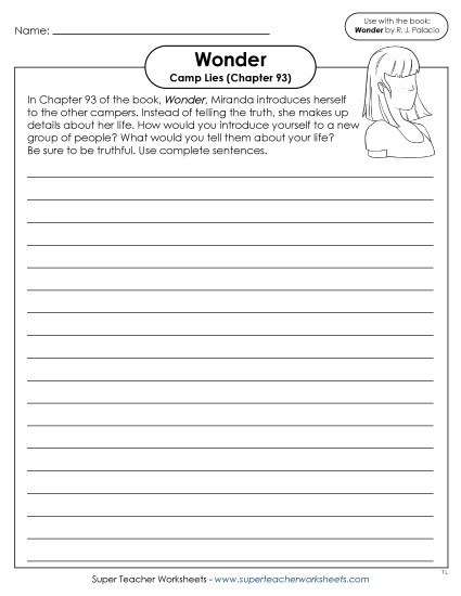 Part 7 - Miranda - Writing Prompt (Camp Lies) Part 7 - Miranda - Writing Prompt (Camp Lies)