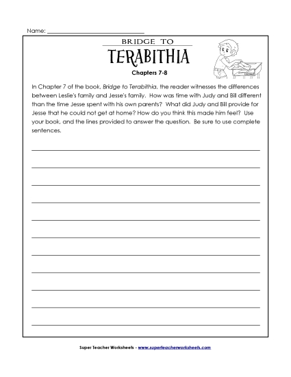 Chapters 7-8 - Writing Prompt for Chapters 7 and 8