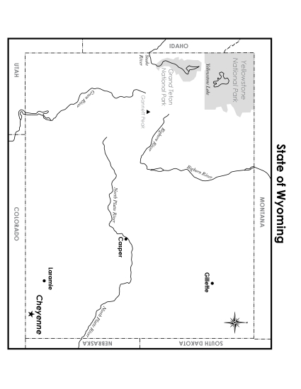 Maps - Wyoming Map (Labeled) Maps - Wyoming Map (Labeled)