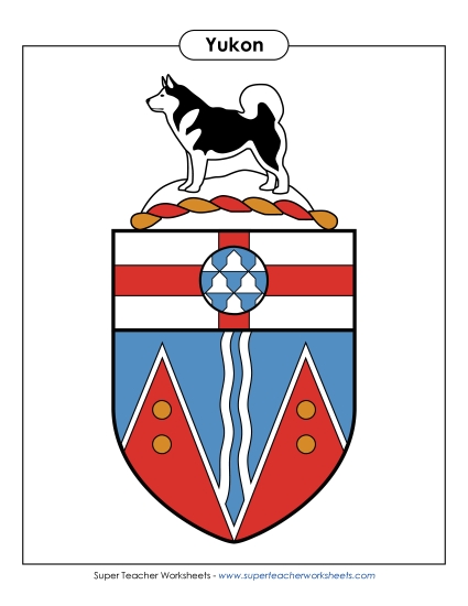 Flag and Coat of Arms - Yukon Coat of Arms (Full Colour)