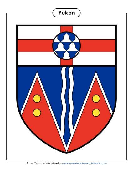 Flag and Coat of Arms - Yukon Escutcheon (Full Colour)