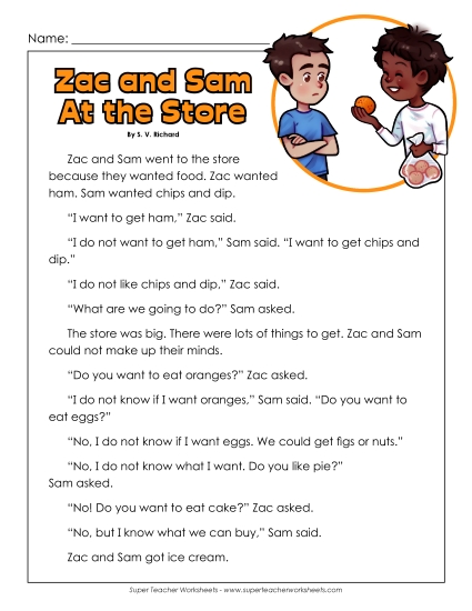 Zac and Sam Zac and Sam