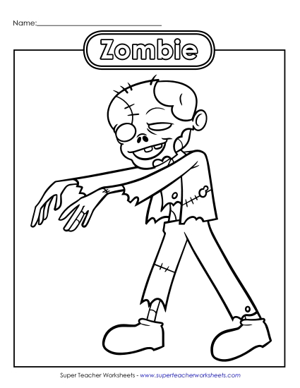 Basic Pictures (For Younger Kids) - Zombie Basic Pictures (For Younger Kids) - Zombie