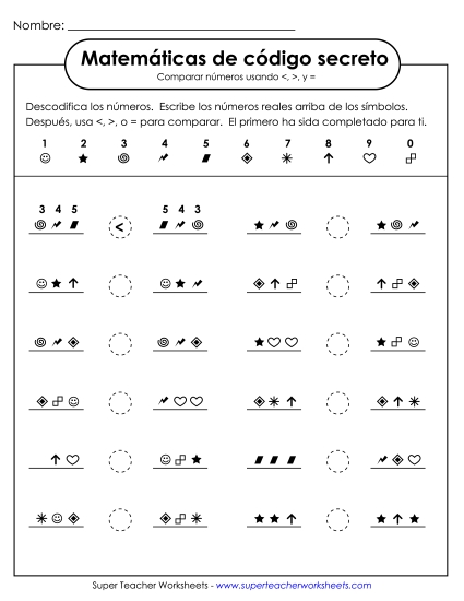SCM: Comparando Números de 3 Dígitos Gratis Comparacion De Numeros Worksheet