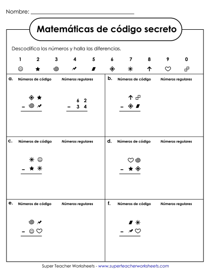 SCM: Resta: 2 dígitos (Reagrupamiento) Gratis Worksheet