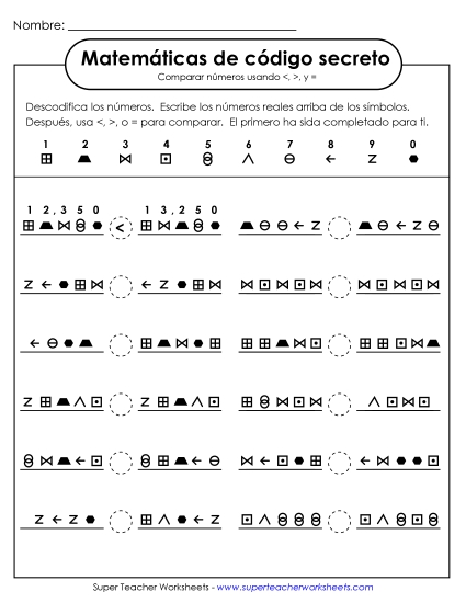 SCM: Comparando Números de 5 Dígitos Gratis Comparacion De Numeros Worksheet