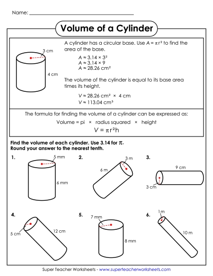 Preview image for Volumes of Cylinders