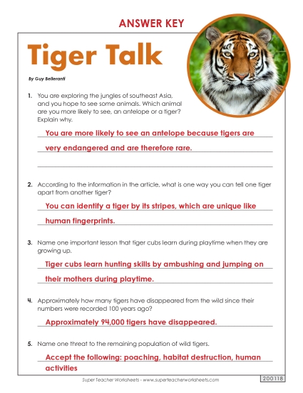 View Tiger Talk Preview 1 2 3 Preview 6