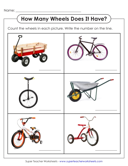 aHow Many Wheels Does It Have? (Counting)